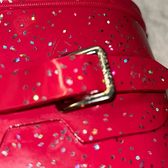 Hunter Kids Original Knee High Giant Glitter Wellington Boots New Without Box - Picture 6 of 11